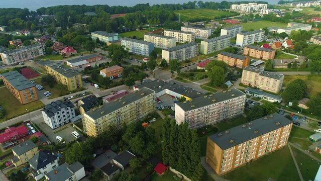 Beautiful Landscape Apartments Puck Bloki Aerial View Poland