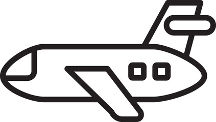 Plane Side View Icon