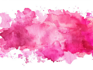 Pink watercolor background, Paper texture, Design decoration, Handmade pattern