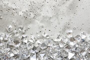 diamond scattering on the background
