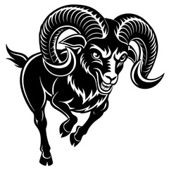 illustration of a goat