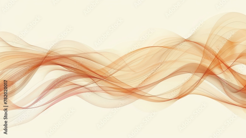 Poster simple borders: a vector graphic of a border with a wave-like pattern