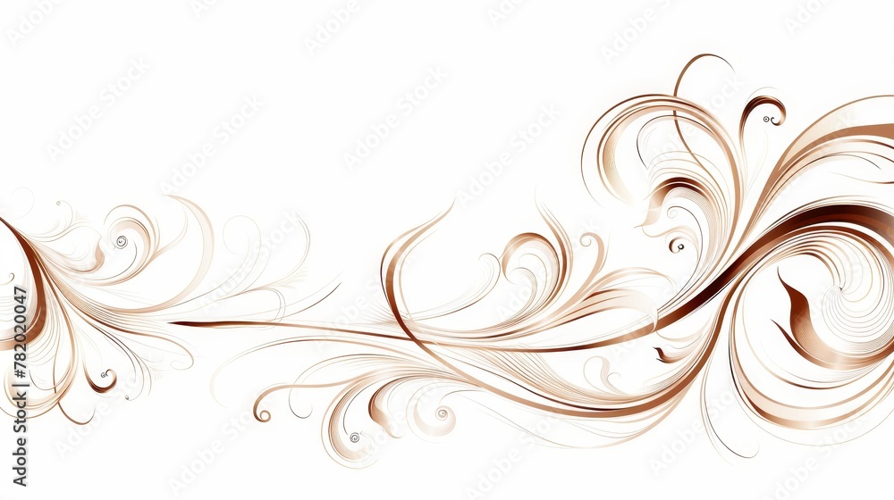 Poster simple borders: a vector illustration of a border with a swirl pattern