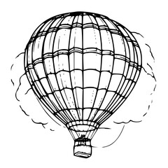 Naklejka premium Silhouette, Vector Png, Adventure Svg, Travel Svg, Hot Air Balloon SVG, Air Balloon Cricut, Air Balloon Clipart, Balloon Svg, Air Balloon Cut File, Balloons Svg, Air Balloons Svg, Balloons Clip Art, b