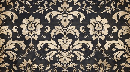 Vintage Patterns: A vector illustration of an ornate floral pattern