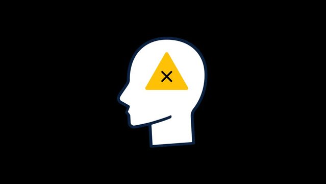 Mind Crossmark Animation Transparent background 