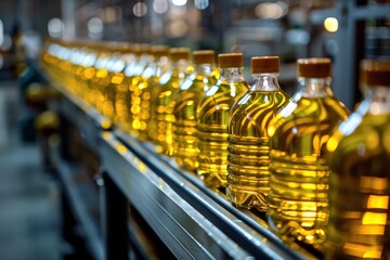 Edible Oils Production Line, Food Industry, Working on Automated Production Lines in Edible Oils Factory