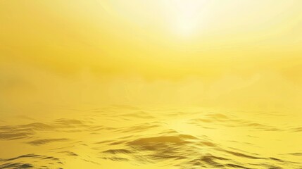 Yellow foggy wind abstract background. 3D rendering. AI Image