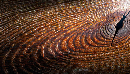 Fototapeta premium Wood Background: Artistic Macro of Wood's Textural Elegance. Wood Redwood texture
