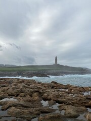 lighthouse on the rocks