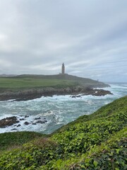 lighthouse on the rocks