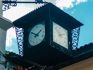 Clock of the Casa de la Moneda museum in Bogotá - Colombia