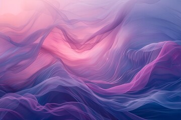 Minimalist abstract background with foggy wind and a 12-color blend, presented in 3D rendering. AI Image - obrazy, fototapety, plakaty