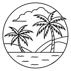          Summer vibes vector illustration.
