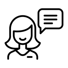 Real estate agent icon