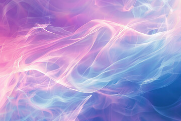 Obraz na płótnie Canvas close up horizontal image of colourful transparent glowing waves abstract background