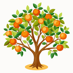 orange tree with fruits