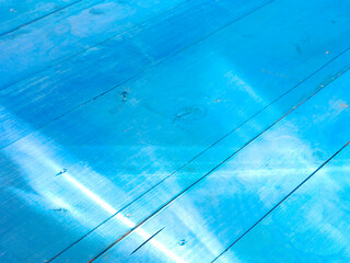 Holzfond, Blaues Holz, Meeresgrund, Sonnenlicht, Griechenland, Holzstruktur, 