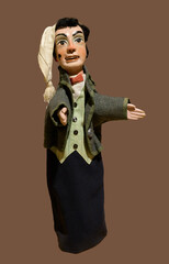 A traditional Italian hand puppet