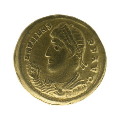 Valens -  Roman emperor. Aureus