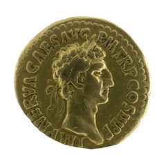 Nerva or Marcus Cocceius Nerva -  Roman emperor. Aureus