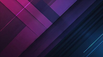 Obraz premium Abstract dark blue purple gradient background with diagonal geometric shape and line