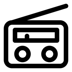 radio vector illustration asset element