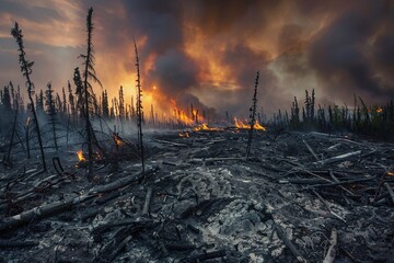 Witness the raw power of nature  Alaska wildfires up close and personal, a compelling portrayal of the fierce beauty and devastation