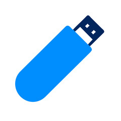 USB Drive icon vector graphics element silhouette sign symbol illustration on a isolated Background