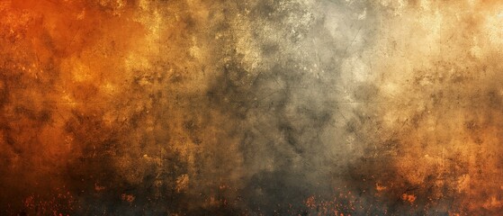 Fire and smoke, weathered old-fashioned antique dark scratched - obrazy, fototapety, plakaty