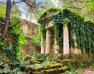 ancient greek temple ruins