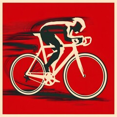 Fototapeta premium bicycle on the road