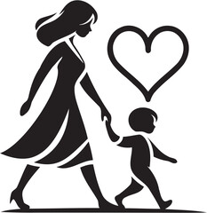 mom and baby logo