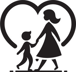 mom and baby logo