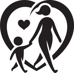 mom and baby logo