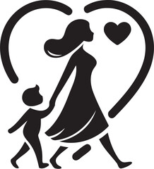 mom and baby logo