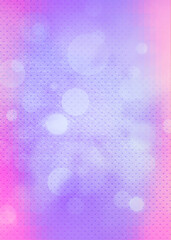 Purple bokeh vertical background for Banner, Poster, ad, celebration, event and various design works