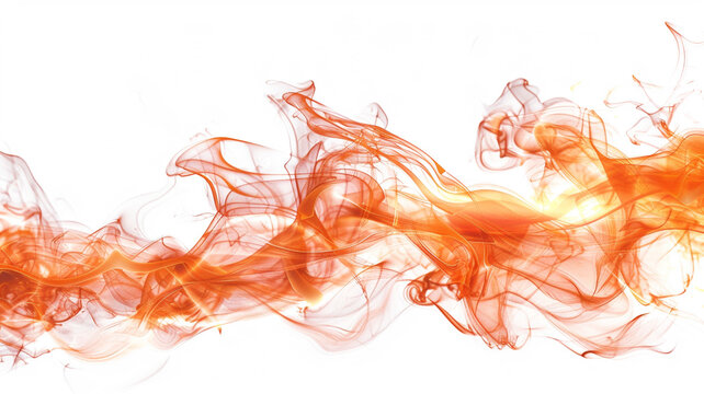 fire isolated on white background.