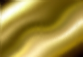 Golden Background, Gold foil texture, Metallic gradient sheet, Metal effect.
