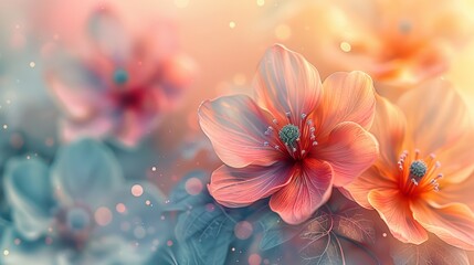 Ethereal Floral Fantasy Generative AI