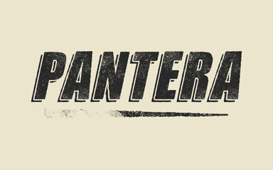 Pantera. Print artwork design. © Gulzoda