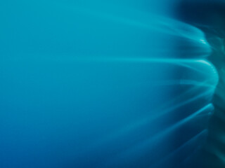 Blue glare and shadows for an energy minimalist style background.
