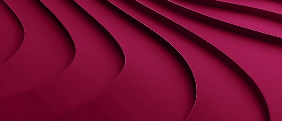 Abstract texture magenta pink background banner panorama long with 3d geometric waving waves curves gradient shapes for website, business, print design template paper pattern illustration