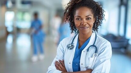 Intense concentration etches the Nurse Practitioner's features, radiating compassion and competence, a reassuring presence in the hospital's labyrinth.
