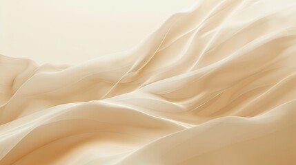 Minimalist Abstract Earth Tones Background with Foggy Wind, Crafted in 3D AI Image