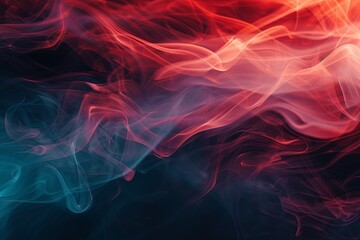 3D Minimalist Abstract Fire Background with Foggy Wind Ambiance AI Image