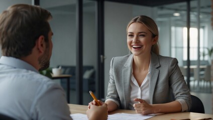 Obraz premium business people working in office