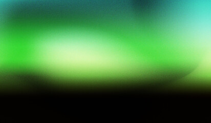 Vibrant grunge grainy background,green black noise texture color gradient, backdrop header poster banner design