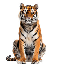 Sitting Tiger Transparent PNG