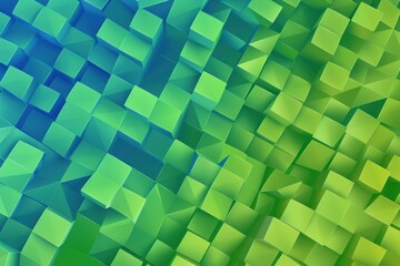 Abstract background with geometric pattern in blue and green colors - 782095207